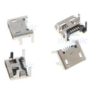 [20 Cái]- Cổng USB Micro-B 2.0 Đầu Cái 5 Chân SMD