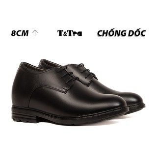 [ 8CM ] Giày Độn Nam T82Đ - Ít Dốc