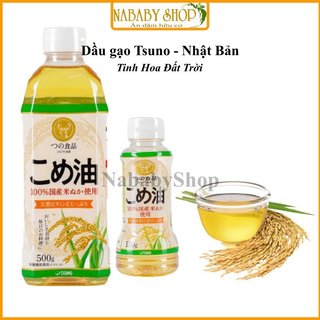 Dầu gạo nhật tsuno, dầu ăn dặm cho bé