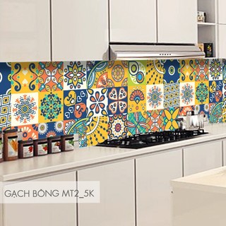 [Giá 3K] Decal gạch bông trang trí_kt 1 ô 15x15 hoặc 20x20cm