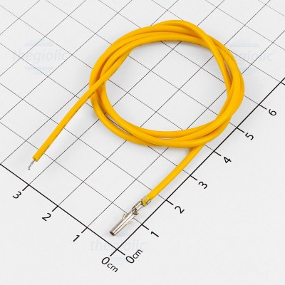 [5 Cái]- Dây 1 Đầu Cos Cái 5557 4.2mm 20AWG Dài 50cm Màu Vàng