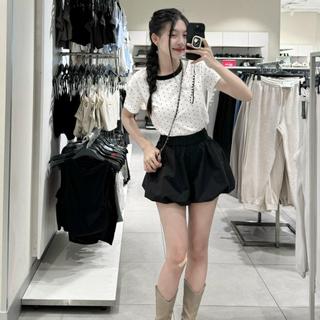 NIMZ váy phồng và áo chấm bi