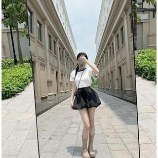 NIMZ váy phồng và áo chấm bi