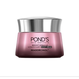 Kem sáng da ban đêm Ponds Bright Miracle mờ thâm sạm với 50X Niasorcinol 45g
