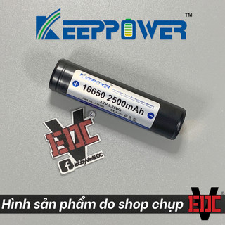 Pin sạc 16650 KeepPower 2500mah (Thích hợp dùng với các loại đèn pin Mỹ trên thị trường hiện nay)