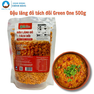 Đậu lăng đỏ tách đôi Green One 500g nhập khẩu Canada