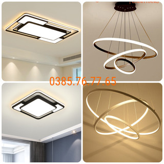Đèn ốp trần, Đèn trần phòng khách OT 8519 + Tặng kèm Khiển