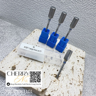 Đầu mài chuẩn titan mỹ đầu mài mịn, phá gel, phá bột bo viền xanh