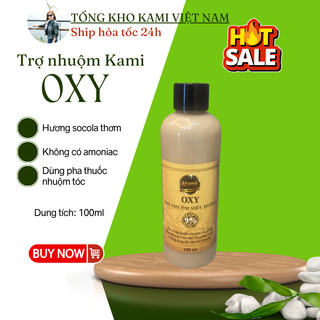 OXY Trợ nhuộm Kami mùi hương socola 100ml, nhuộm tóc tại nhà
