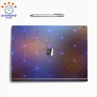 Miếng dán skin mẫu Abstract Polygon cho Surface Pro / Go / Laptop,...in hình theo yêu cầu