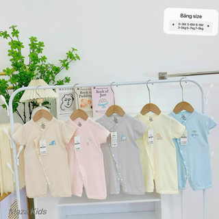 Body đùi Maza cho bé sơ sinh từ 0-9 tháng chất petit cao cấp thông hơi thoáng khí mát lạnh