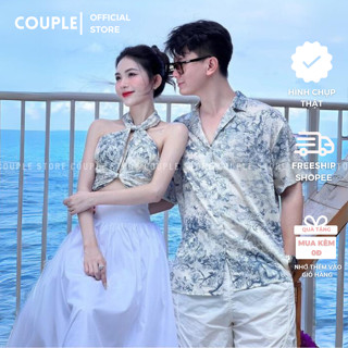 Đồ đôi nam nữ couple đi biển hottrend - CÓ bigsize NAM 90KG, Áo váy đôi đi biển,Đồ đôi nam nữ mùa hè