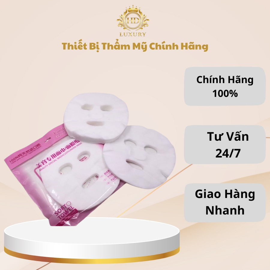 Gói 100 miếng mặt nạ giấy khô