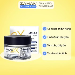 Kem nám ban đêm Melas 2X Night Cream Prettyskin 50ml