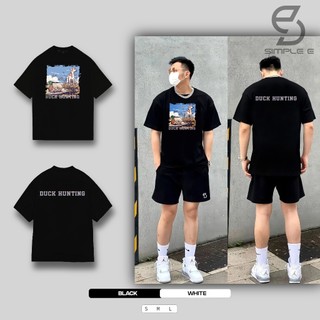 Áo Thun Unisex Local Brand SIMPLE "E" Form Oversize Cotton 100% HUNTING.