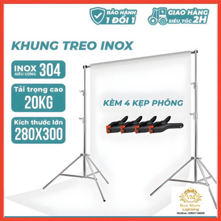 Bộ khung treo phông di động bsl 280 inox 2m8x3m