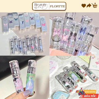 (HOẢ TỐC) Son Bóng Chống Dính, Dưỡng Ẩm, Lâu Trôi FLORTTE Hello Beauty Lip Lacquer