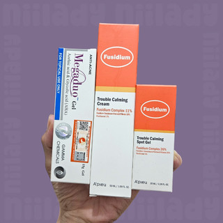 Kem dưỡng giảm & ngừa mụn A'pieu Fusidium Trouble Calming Cream / A'pieu Fusidium Trouble Calming Spot Gel