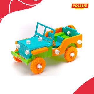 Đồ Chơi Trẻ Em Lắp Ghép Xe Jeep 42 Chi Tiết Polesie 61300 - Hàng Chính Hãng Nhập Khẩu Châu Âu