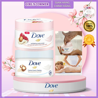  Kem Tẩy Tế Bào Chết Body Dove Chăm Da Sáng Mịn Giữ Ẩm Dưỡng Trắng 225ML Bản Đức  Khuyến Mại  