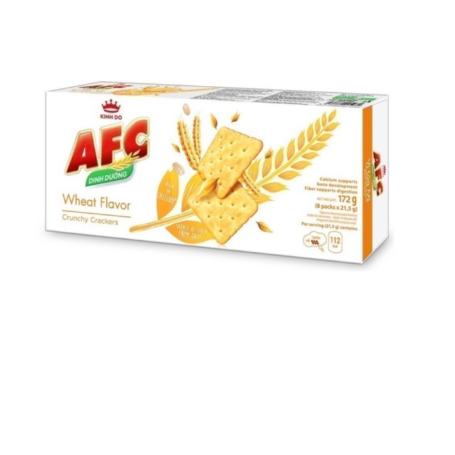 Bánh AFC dinh dưỡng vị lúa mì 172g