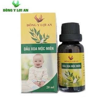 Dầu xoa mộc miên- Tinh dầu ho đờm lợi an bôi hết ho đờm khò khè cho bé