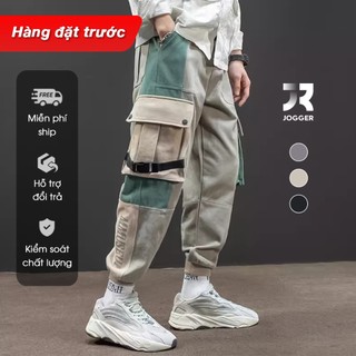 Quần Jogger túi hộp nam cargo pants vải cotton cao cấp 3 màu streetwear - Jr Jogger Fashion