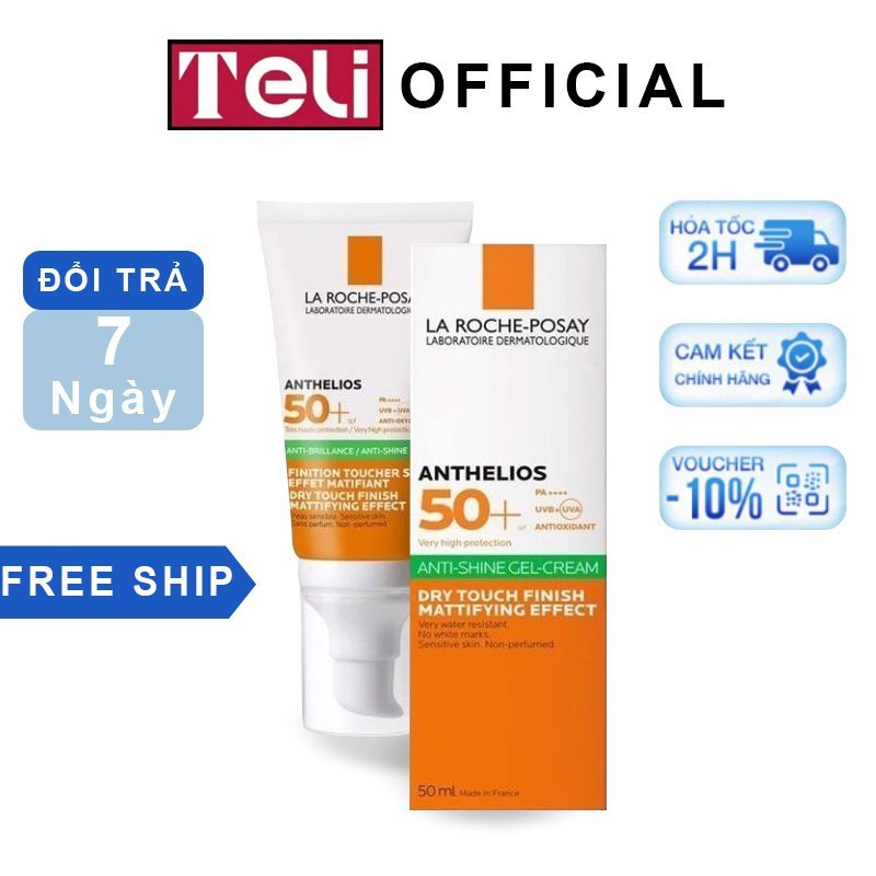 Kem chống nắng La Roche Posay dành cho da dầu mụn và da nhạy cảm SPF 50+ ANTHELIOS UVMUNE 400 dung tích 50ml | Yomi