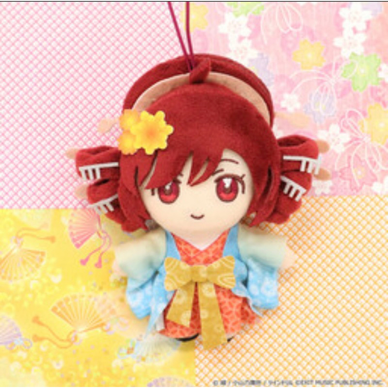 [có sẵn]16 Kasane Teto Mascot Plush Strap Yoshiwara Ramen ROUND1 Limited 10cm From Japan