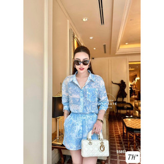 Set Sơmi Tơ Lụa Đì O Loang Siu Cấp