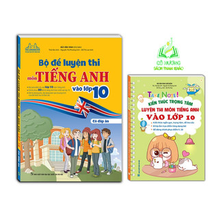 Sách - combo 2c Bộ đề luyện thi môn tiếng anh vào lớp 10+TAKE NOTE! Kiến thức luyện thi môn Tiếng Anh vào 10 (K lò xo)
