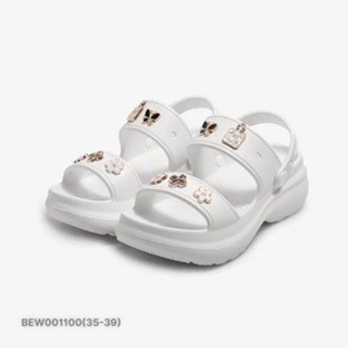 Sandal nữ BlTIS - Dép nhựa eva hai quai đúc siêu nhẹ chống trơn trượt tag sticker xinh xắn đế cao 4cm BEW001100