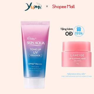 Kem Chống Nắng Skin Aqua Tone Up UV SPF 50+ hàng Nội Địa Nhật Bản 80g