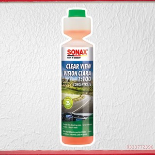 Nước rửa kính lái ô tô Sonax Clear View 1:100 Concentrate 250ml