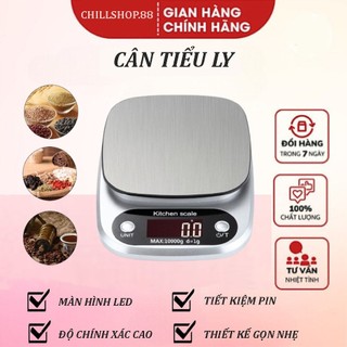 Cân tiểu ly điện tử định lượng 5kg 10kg, Cân tiểu ly cao cấp độ chính xác cao, có thể cân café, cân yến, hoa quả