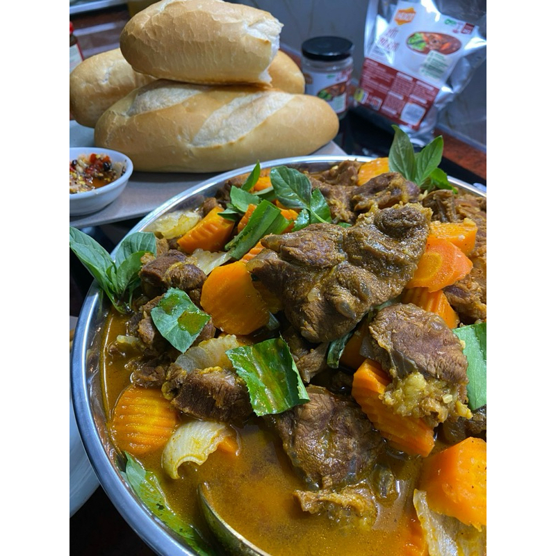 Sốt Gia Vị Bò Kho HiXOT 220g Dùng Nấu Mặn và Chay