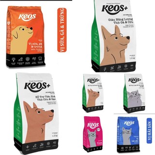Thức ăn hạt cho chó mèo keos 350g 400g
