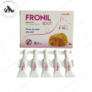 Nhỏ Gáy Về Ve Rận Bọ Chét Cho Chó Fronil Spot Vemedim Tuýp 0.67ml