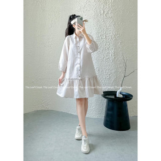 SUMMER COLLECTION - Đầm sơ mi ngắn đuôi cá