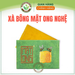 Xà bông sinh dược mật ong nghệ 100g, xà phòng mật ong, htx sinh dược