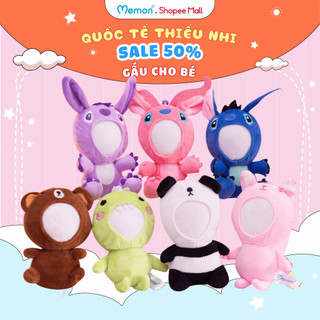 Gấu Bông In Ảnh Cao Cấp Memon