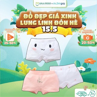 Quần chip cho bé Mompa set 3 chiếc từ 1-5 tuổi vải sợi tre Bamboo mềm mại co dãn thấm hút 146