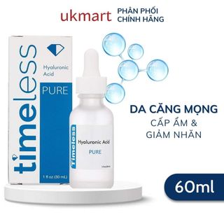 Serum Timeless Hyaluronic Acid Cấp Nước, Dưỡng Ẩm Da Hyaluronic Acid Serum 100% Pure