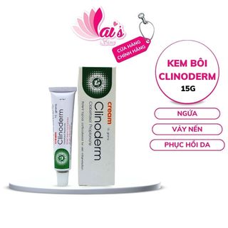  Kem Bôi Ngứa Vảy Nến Thái Lan Clinoderm Cream 15g Hỗ Trợ Viêm Da Cơ Địa Tổ Đỉa Nước Ăn Tay Chân 
