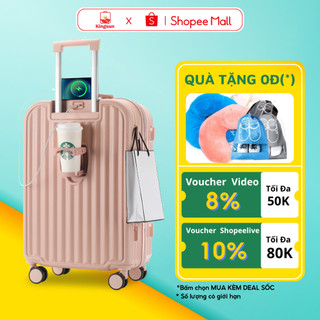 Vali kéo du lịch thời trang cao cấp Kingsun size20/24inch KS 219/P309
