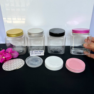 Hủ đựng thực phẩm- hủ đựng mỹ phẩm 500g- hủ nhựa vuông