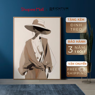 Tranh treo tường canvas tráng gương SET1 của REICHTUM - Phòng khách/ Decor nhà ngủ/ Chất liệu bền bỉ