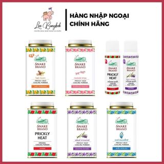 Size 140g phấn rôm lạnh snake brand prickly heat thái lan rắn khử mùi hôi làm mát lạnh cơ thể đủ màu 140g