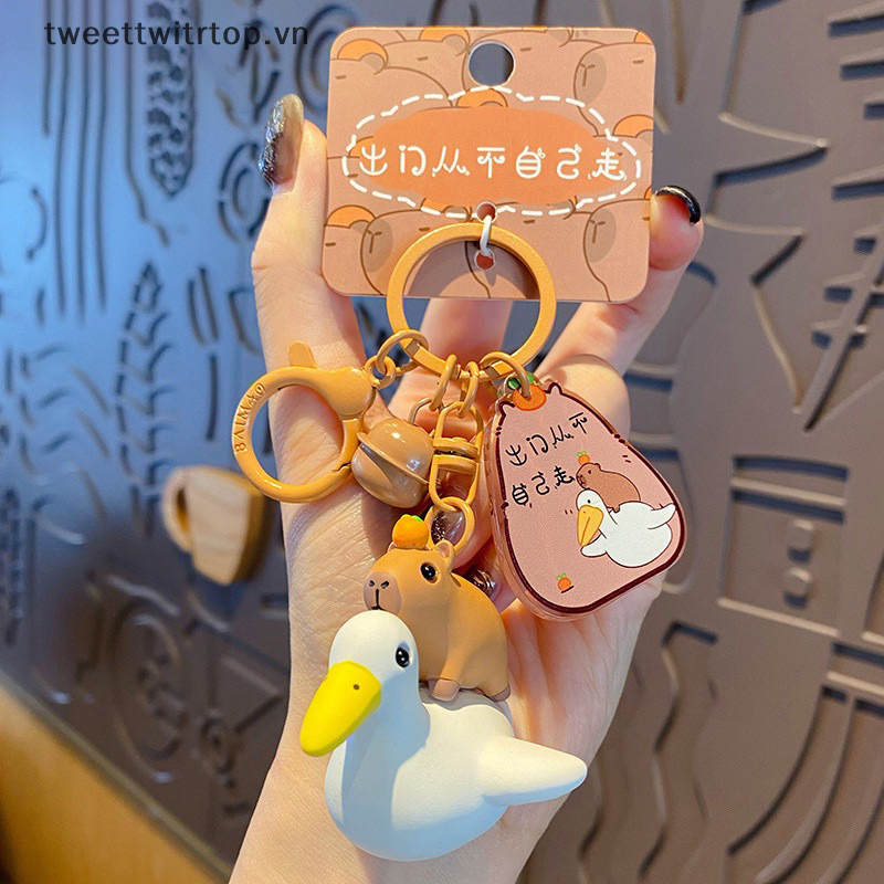 Móc khoá Capybara dễ thương