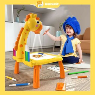 Bàn Vẽ Thông Minh Có Đèn Chiếu Sáng và Máy Chiếu Ảnh Kèm Nhạc - Đồ Chơi Tập Vẽ và Tô Màu Cho Bé